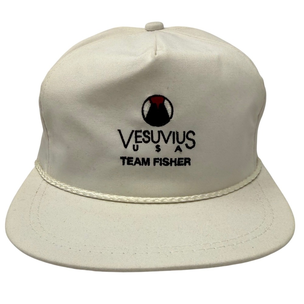 K-Products Vesuvius USA Team Fisher Hat Mens White Rope Snapback Golf Cap